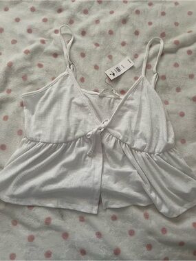 tie front babydoll top🫶💝brand new with tags